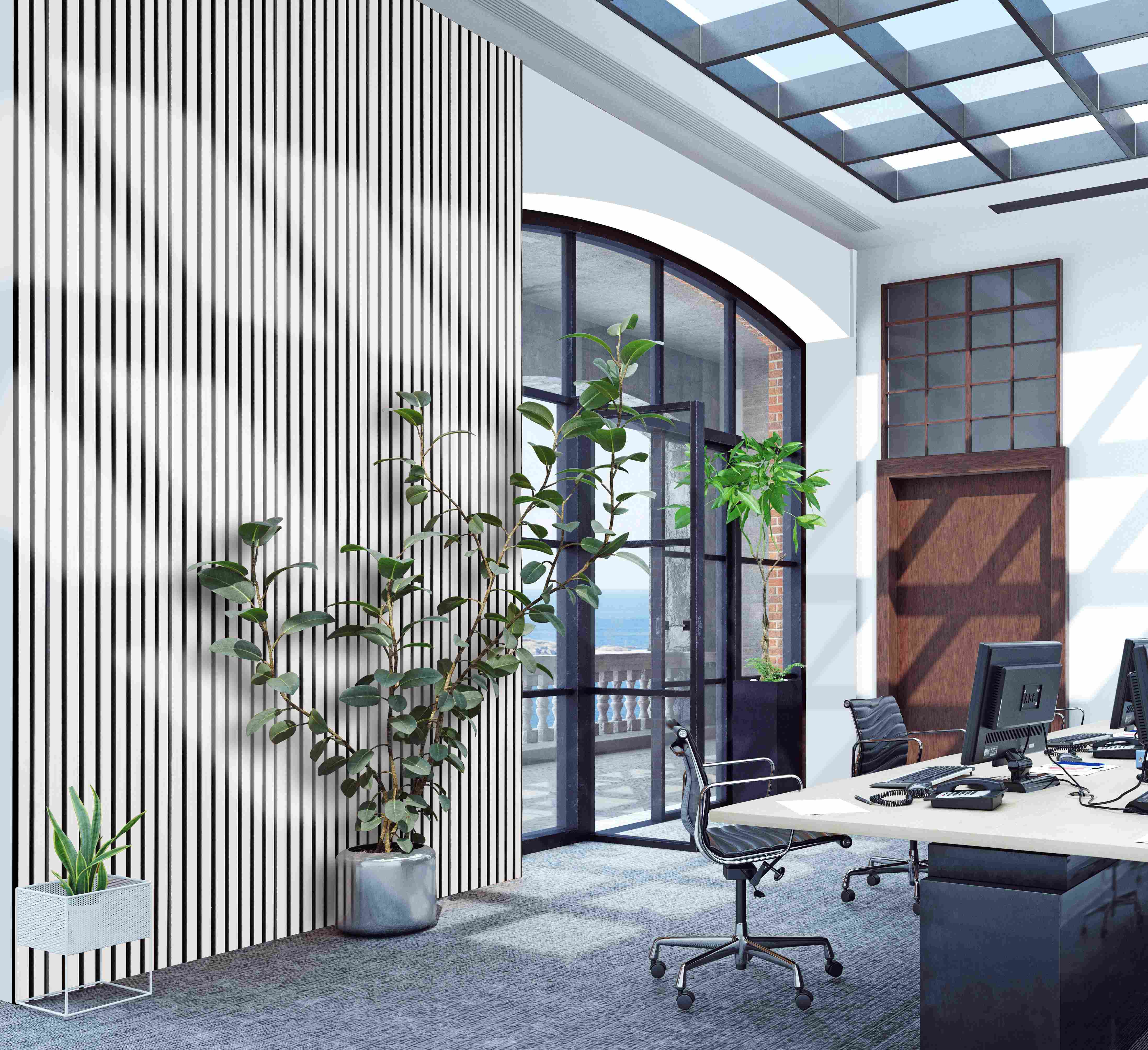 1 inch White Washed Oak Lineate