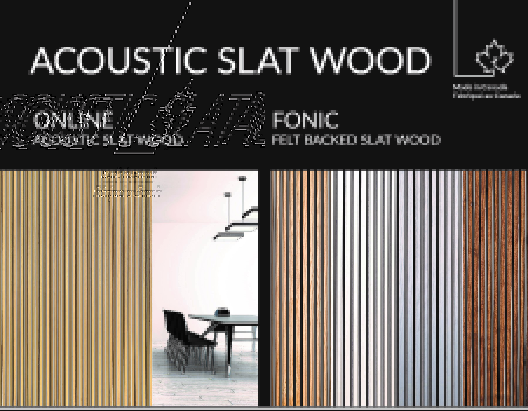lineate acoustic slatwood