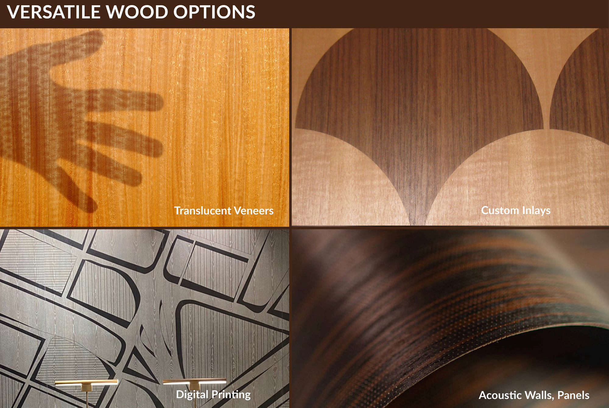 versatile wood options